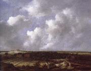 Jacob van Ruisdael, View of the Dunes near Bl oemendaal with Bleaching Fields